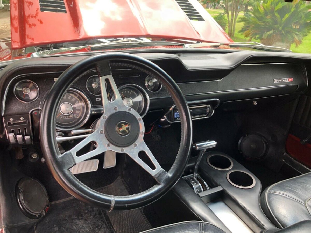 1968 Red Ford Mustang Coupe