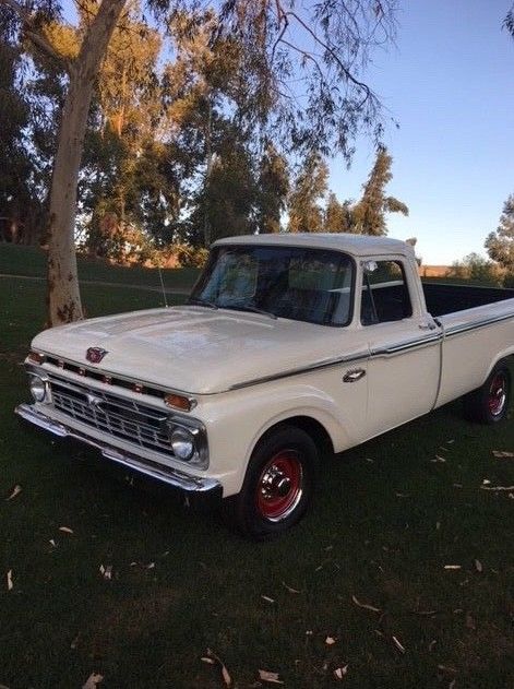 1966 Wimbledon White Ford F-250 Standard Cab Pickup