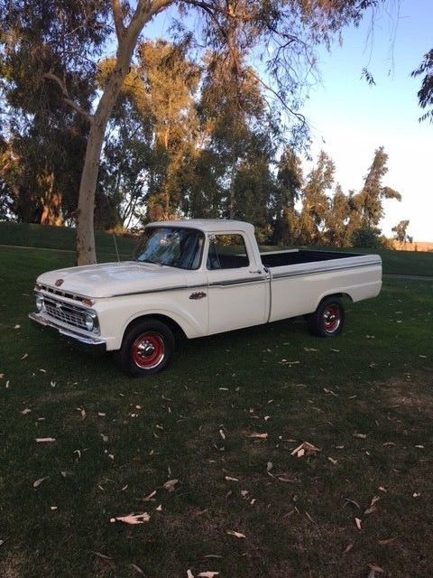 1966 Wimbledon White Ford F-250 Standard Cab Pickup