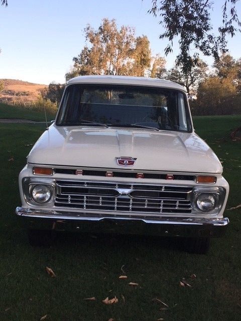 1966 Wimbledon White Ford F-250 Standard Cab Pickup