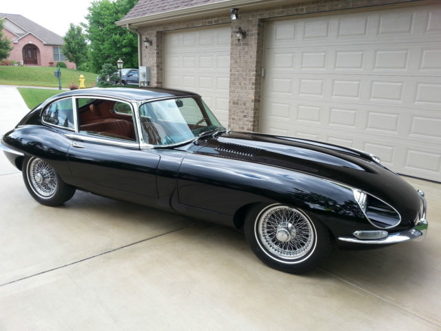 1968 Black Jaguar E-Type 2+2 coupe