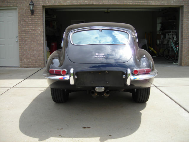 1968 Black Jaguar E-Type 2+2 coupe