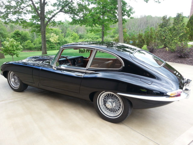 1968 Black Jaguar E-Type 2+2 coupe