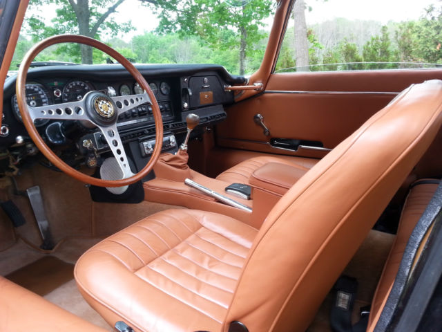 1968 Black Jaguar E-Type 2+2 coupe