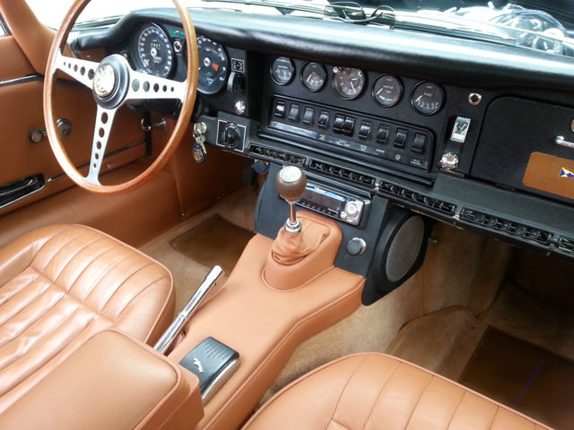 1968 Black Jaguar E-Type 2+2 coupe