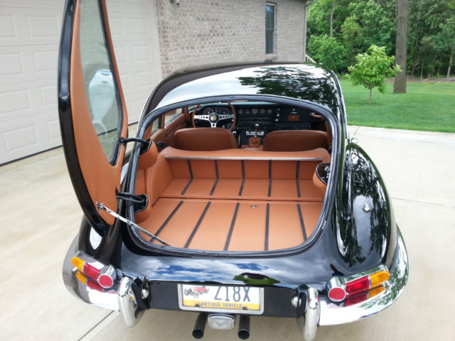 1968 Black Jaguar E-Type 2+2 coupe