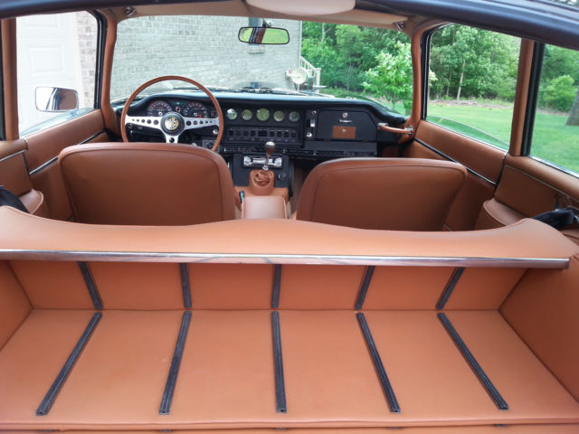 1968 Black Jaguar E-Type 2+2 coupe