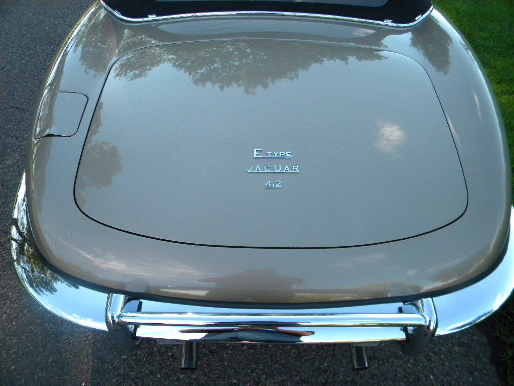1970 Golden Sand Jaguar E-Type Convertible