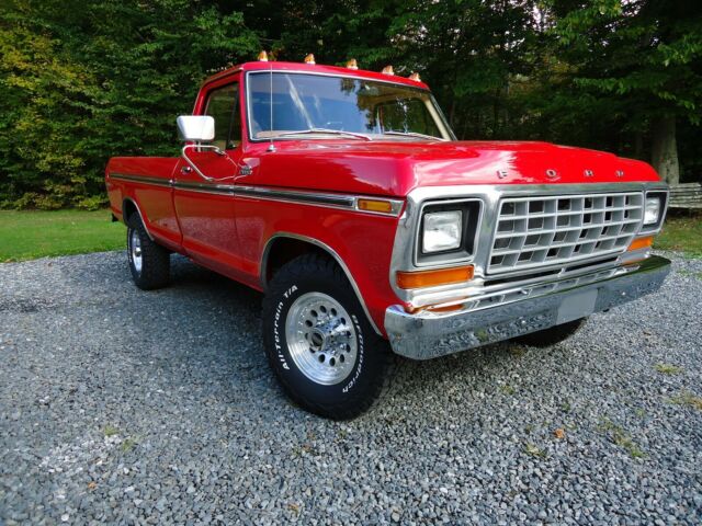 1979 Red Ford F-250 Standard Cab Pickup