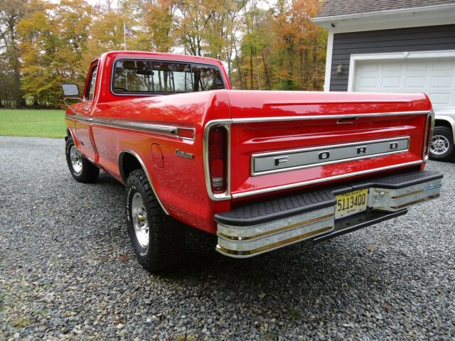 1979 Red Ford F-250 Standard Cab Pickup