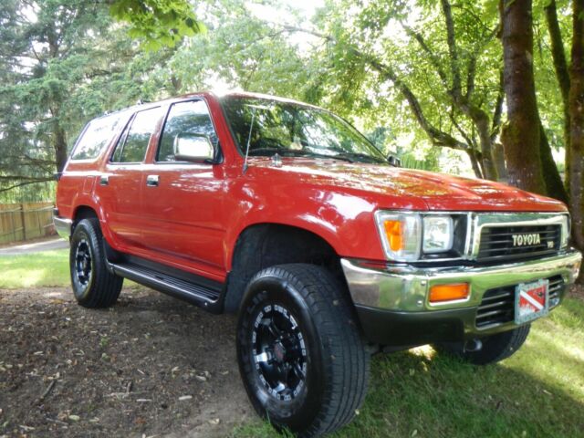 1990 Red Toyota 4Runner SUV