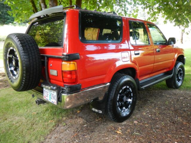 1990 Red Toyota 4Runner SUV