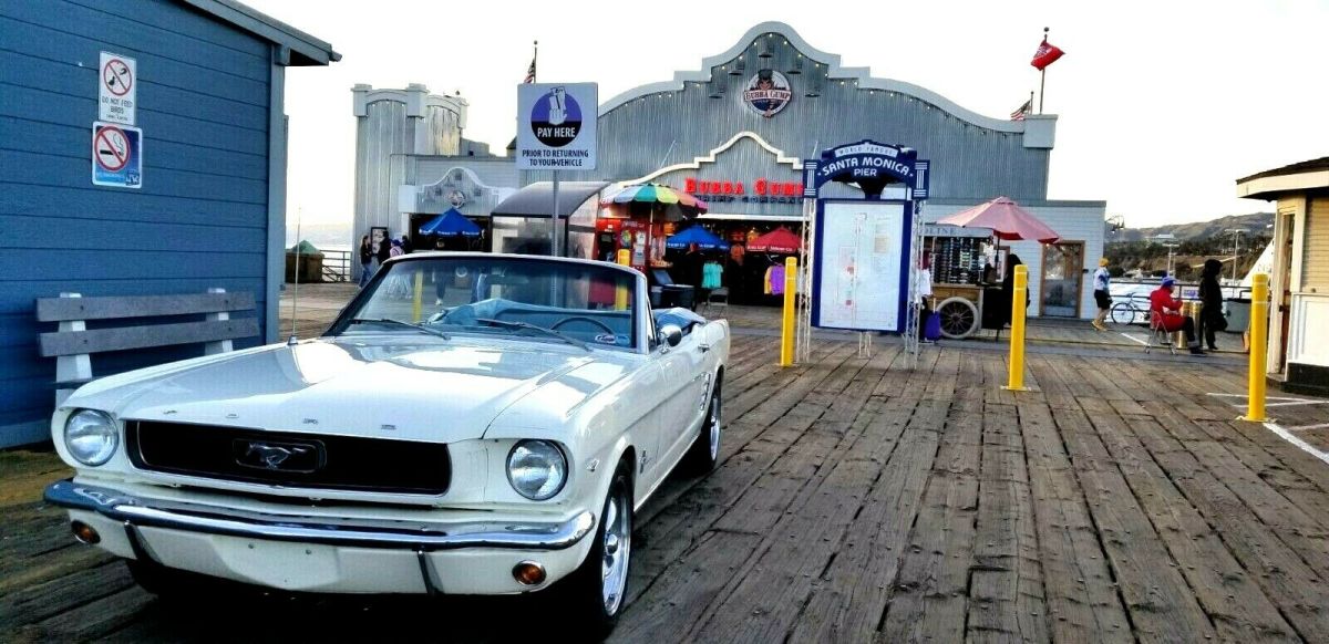 1966 Wimbledon White Ford Mustang Convertible