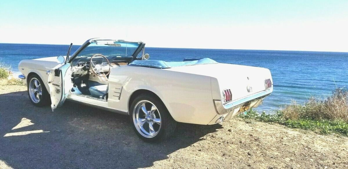 1966 Wimbledon White Ford Mustang Convertible