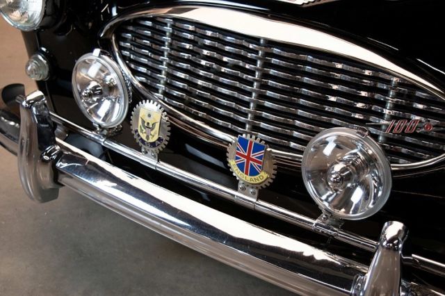 1958 Black Austin Healey 100-6
