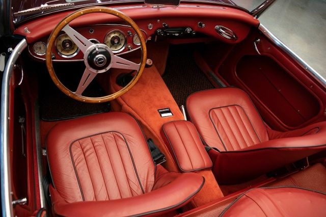 1958 Black Austin Healey 100-6