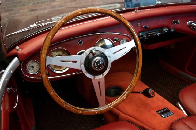 1958 Black Austin Healey 100-6