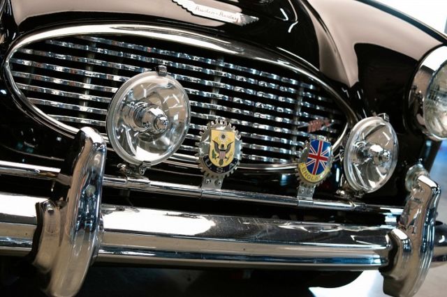 1958 Black Austin Healey 100-6