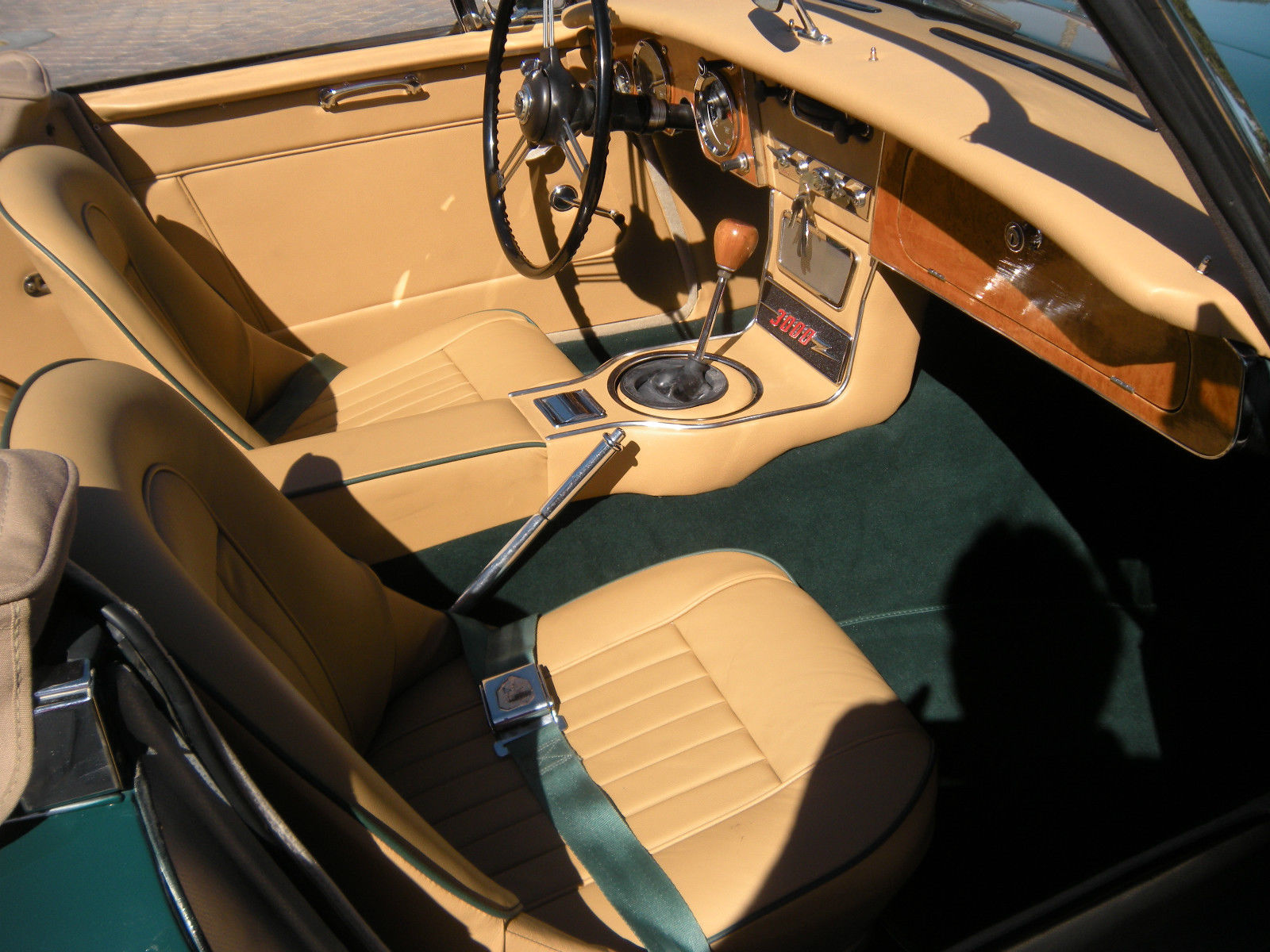 1967 brirish racing green Austin Healey 3000 Convertible