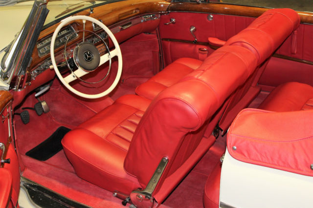 1960 DB158 (Gray/White)  Mercedes-Benz 200-Series Convertible