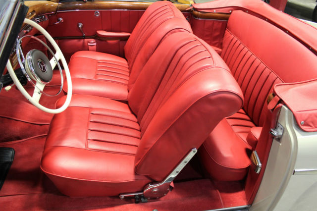 1960 DB158 (Gray/White)  Mercedes-Benz 200-Series Convertible