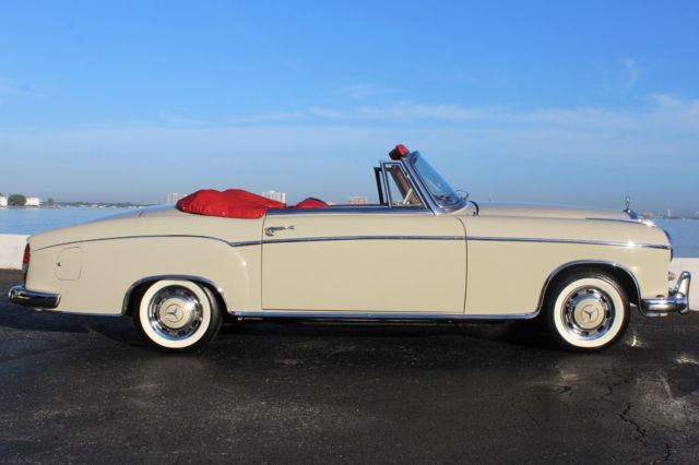 1960 DB158 (Gray/White)  Mercedes-Benz 200-Series Convertible