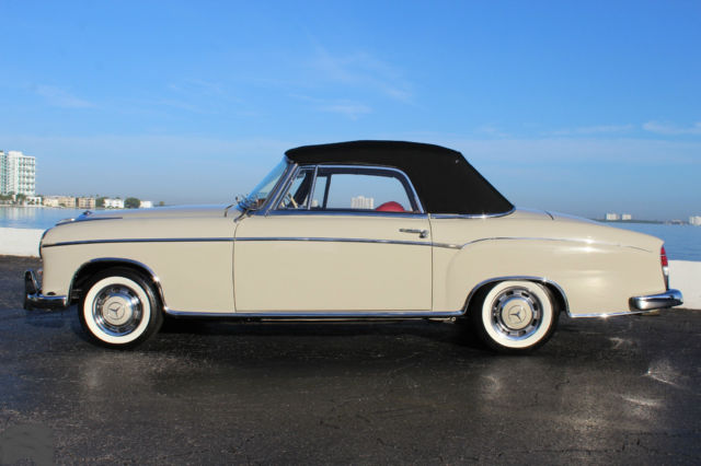 1960 DB158 (Gray/White)  Mercedes-Benz 200-Series Convertible