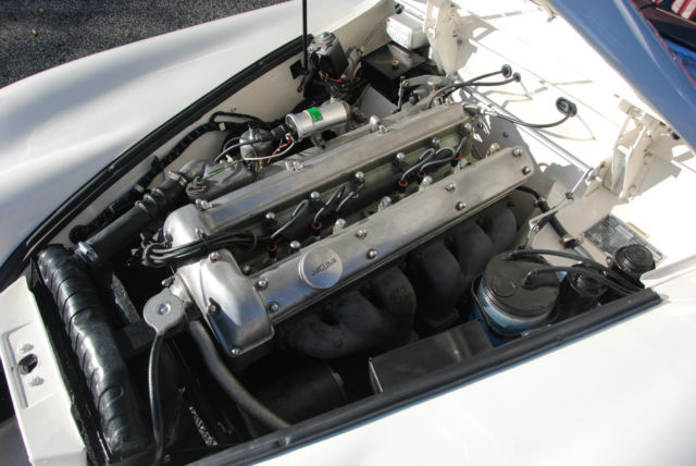 1958 White Jaguar XK Coupe