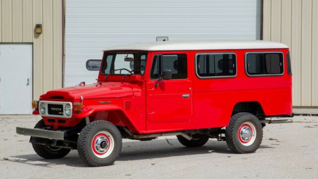 1980 Red Toyota Land Cruiser SUV