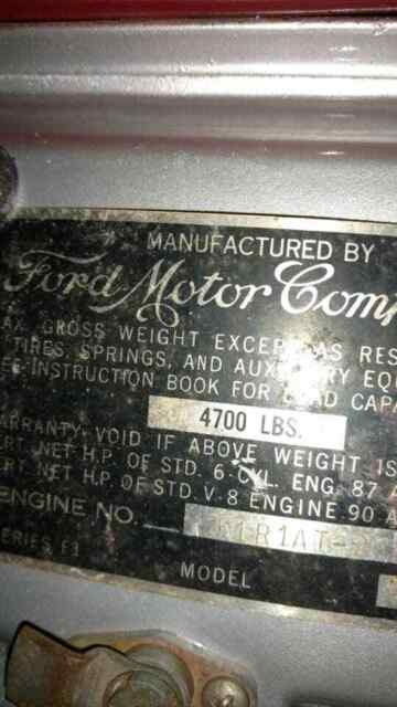 1951 Ford F-100 Standard Cab Pickup