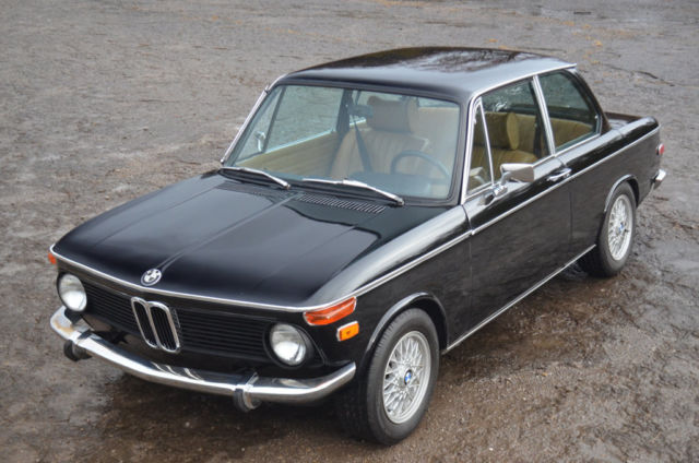 1975 Black BMW 2002 Coupe