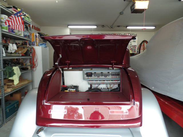 1932 Burgundy/Silver Ford Other Coupe