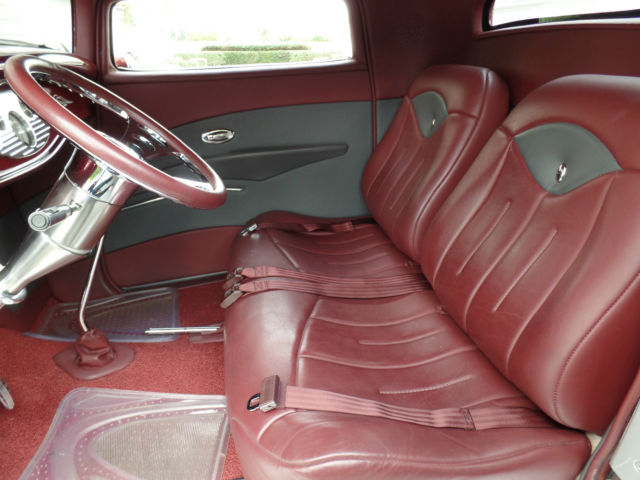 1932 Burgundy/Silver Ford Other Coupe