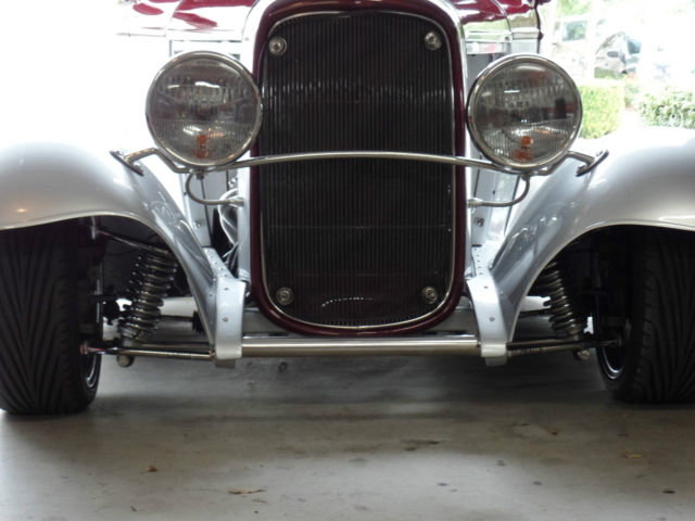1932 Burgundy/Silver Ford Other Coupe