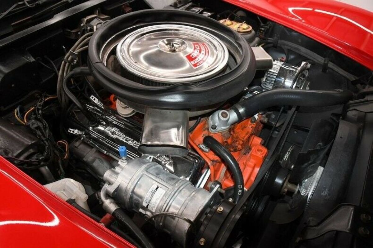 1974 Red Chevrolet Corvette Convertible