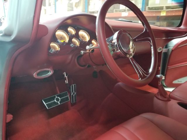 1955 Silver Chevrolet Bel Air Coupe