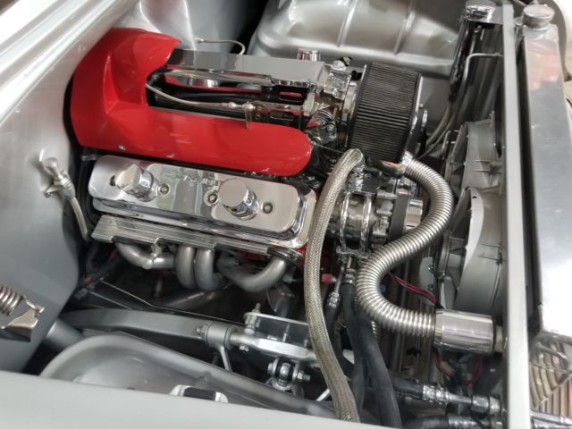 1955 Silver Chevrolet Bel Air Coupe