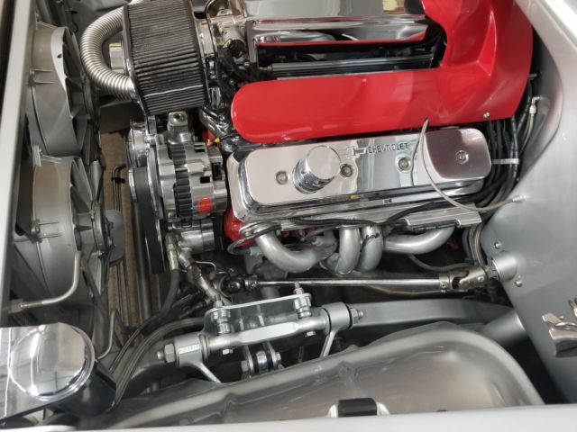 1955 Silver Chevrolet Bel Air Coupe