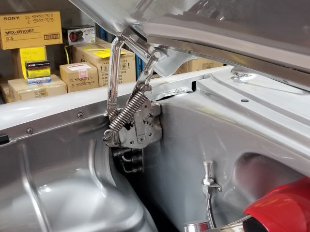 1955 Silver Chevrolet Bel Air Coupe