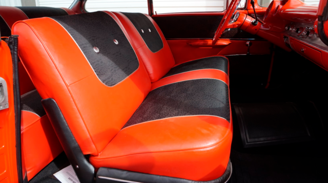 1957 Red Chevrolet Bel Air/150/210 Coupe