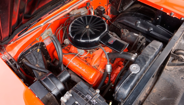 1957 Red Chevrolet Bel Air/150/210 Coupe