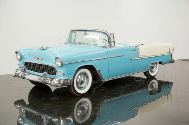 1955 India Ivory/ Regal Turquoise Chevrolet Bel Air/150/210 --
