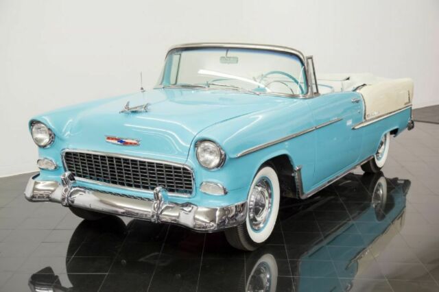1955 India Ivory/ Regal Turquoise Chevrolet Bel Air/150/210 --
