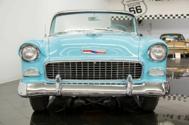 1955 India Ivory/ Regal Turquoise Chevrolet Bel Air/150/210 --