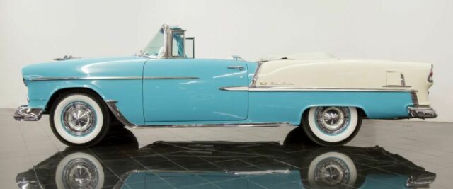 1955 India Ivory/ Regal Turquoise Chevrolet Bel Air/150/210 --