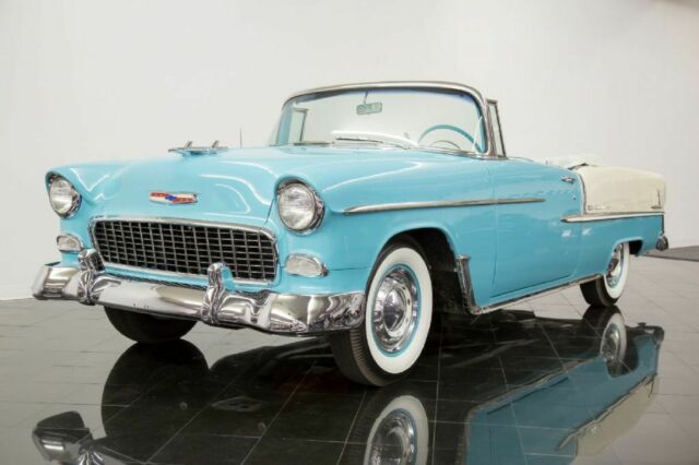 1955 India Ivory/ Regal Turquoise Chevrolet Bel Air/150/210 --