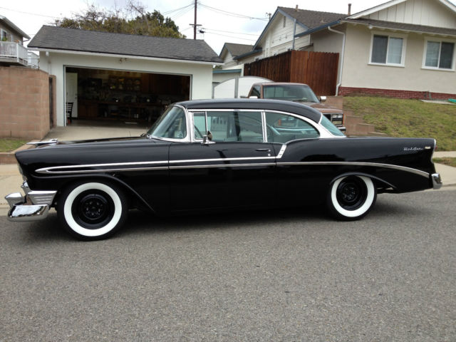 1956 BLACK Chevrolet Bel Air/150/210 Coupe