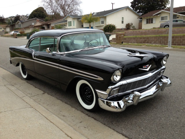 1956 BLACK Chevrolet Bel Air/150/210 Coupe