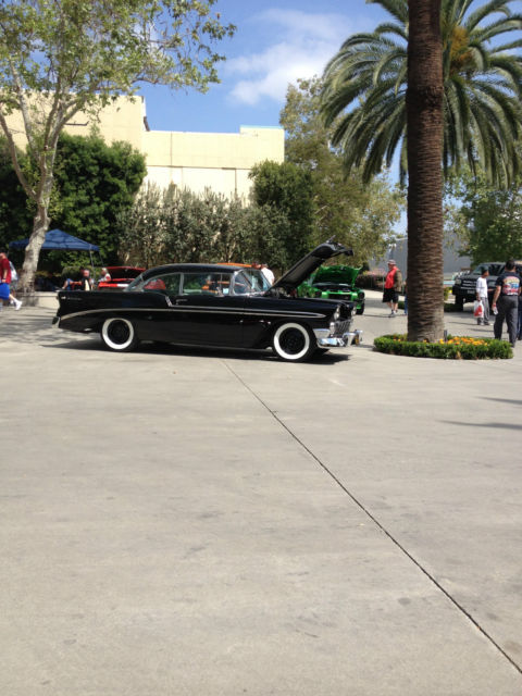 1956 BLACK Chevrolet Bel Air/150/210 Coupe