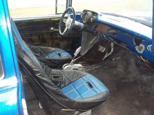 1957 Blue Chevrolet Bel Air/150/210 2 Door
